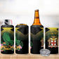 Personalized Jamaica 4 in 1 Can Cooler Tumbler Stay Strong - Stay Safe - African Pride