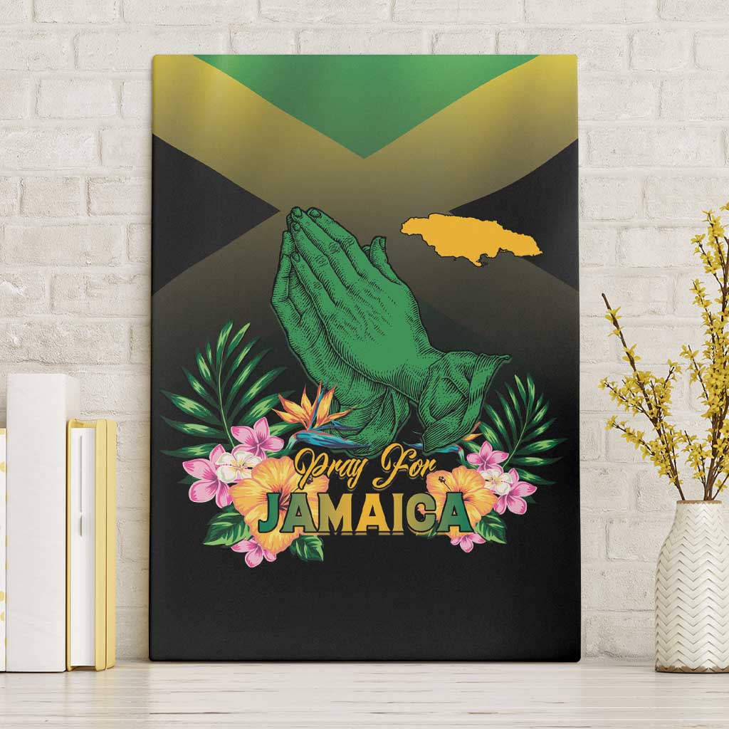 Jamaica Canvas Wall Art Stay Strong - Stay Safe - African Pride