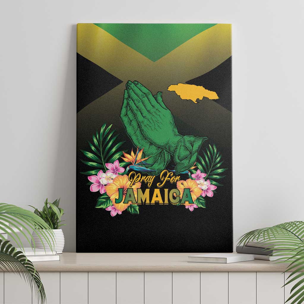 Jamaica Canvas Wall Art Stay Strong - Stay Safe - African Pride