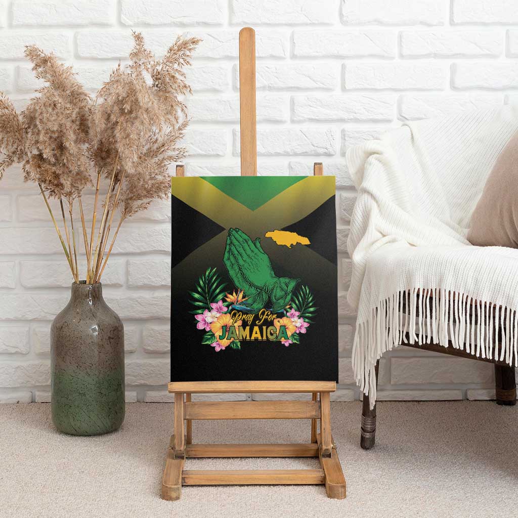 Jamaica Canvas Wall Art Stay Strong - Stay Safe - African Pride