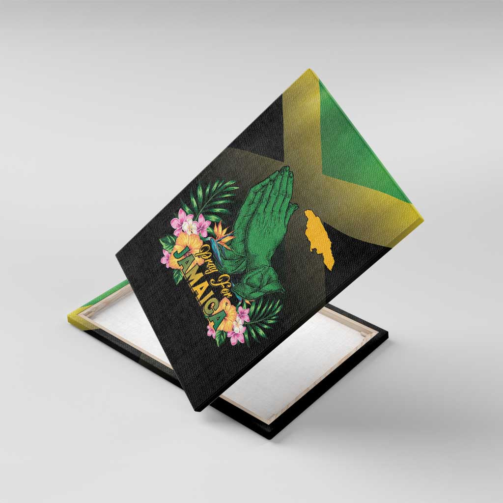 Jamaica Canvas Wall Art Stay Strong - Stay Safe - African Pride