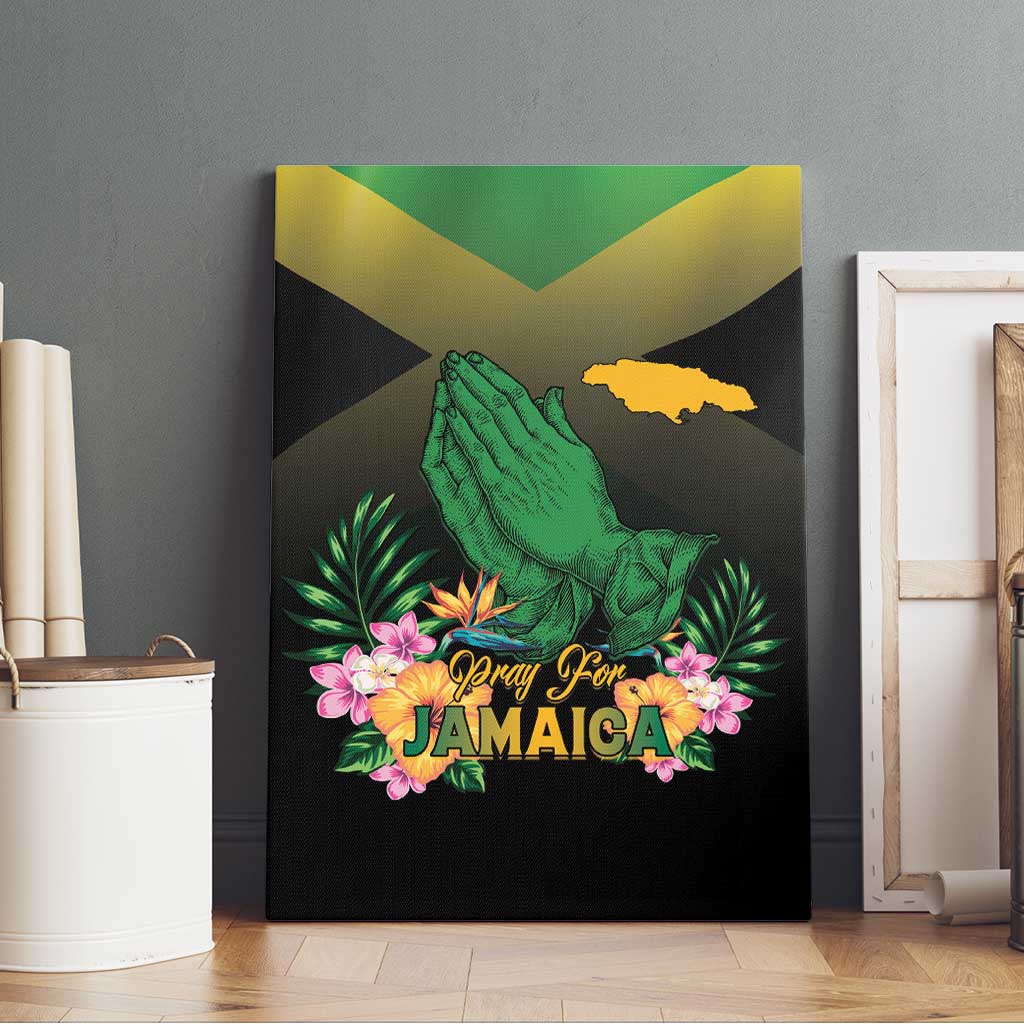 Jamaica Canvas Wall Art Stay Strong - Stay Safe - African Pride
