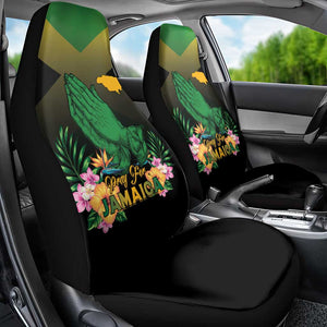 Jamaica Car Seat Cover Stay Strong - Stay Safe - African Pride