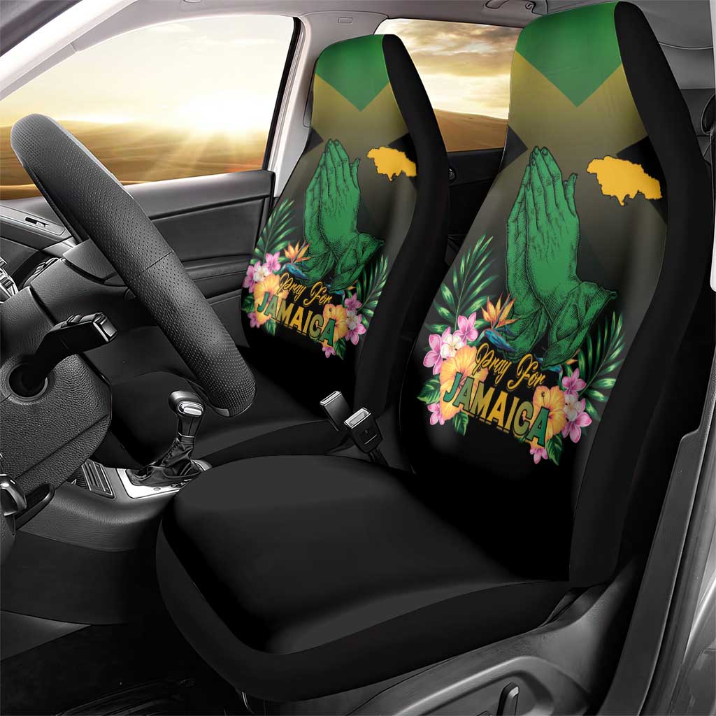 Jamaica Car Seat Cover Stay Strong - Stay Safe - African Pride