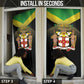 Personalized Pray For Jamaica Door Cover Jamaica Strong