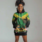 Personalized Jamaica Hoodie Dress Stay Strong - Stay Safe - African Pride