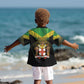 Personalized Jamaica Kid Hawaiian Shirt Stay Strong - Stay Safe - African Pride