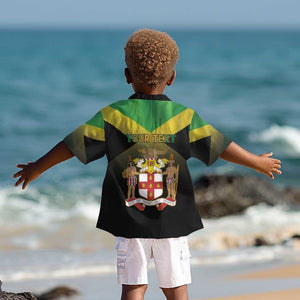 Personalized Jamaica Kid Hawaiian Shirt Stay Strong - Stay Safe - African Pride
