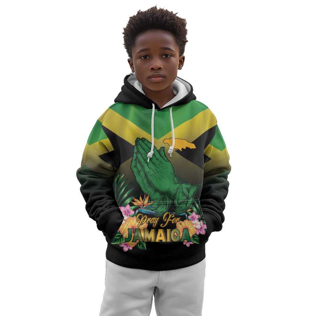 Personalized Jamaica Kid Hoodie Stay Strong - Stay Safe - African Pride