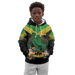 Personalized Jamaica Kid Hoodie Stay Strong - Stay Safe - African Pride