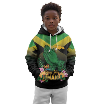Personalized Jamaica Kid Hoodie Stay Strong - Stay Safe - African Pride