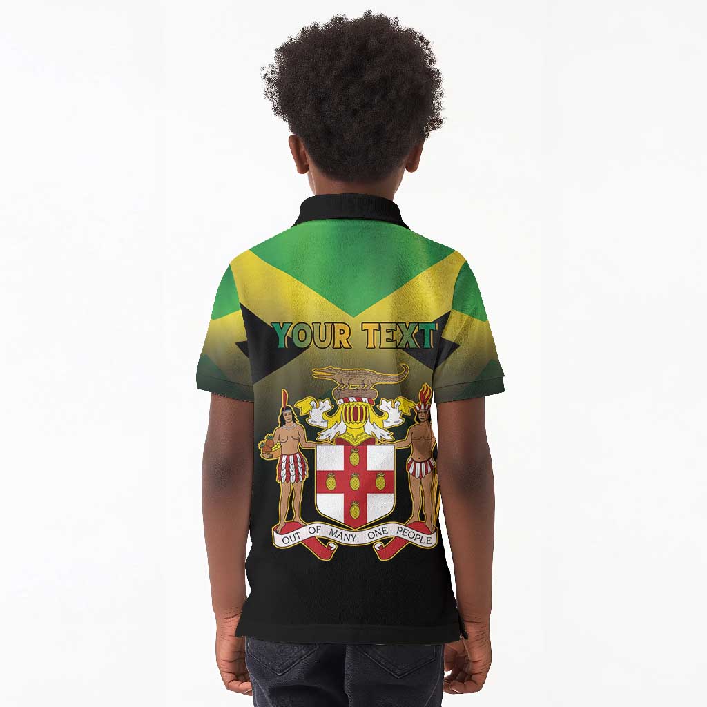 Personalized Jamaica Kid Polo Shirt Stay Strong - Stay Safe - African Pride