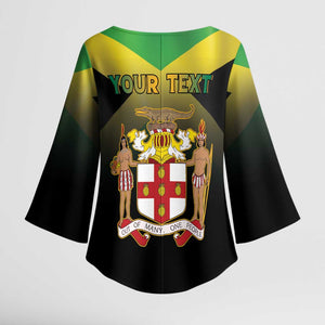 Personalized Pray For Jamaica Kimono Sleeve Blouse Jamaica Strong