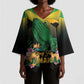 Personalized Pray For Jamaica Kimono Sleeve Blouse Jamaica Strong