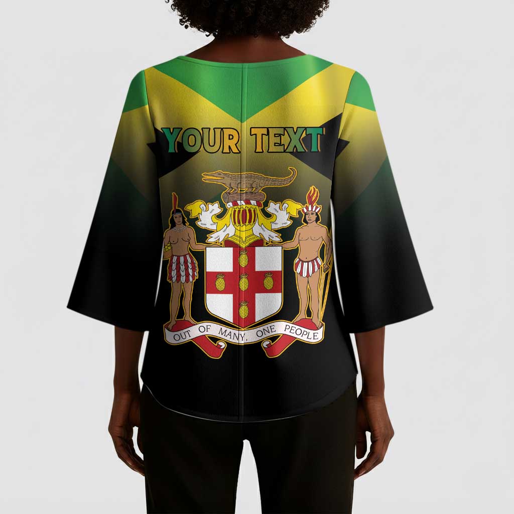 Personalized Pray For Jamaica Kimono Sleeve Blouse Jamaica Strong