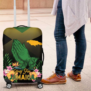 Jamaica Luggage Cover Stay Strong - Stay Safe - African Pride