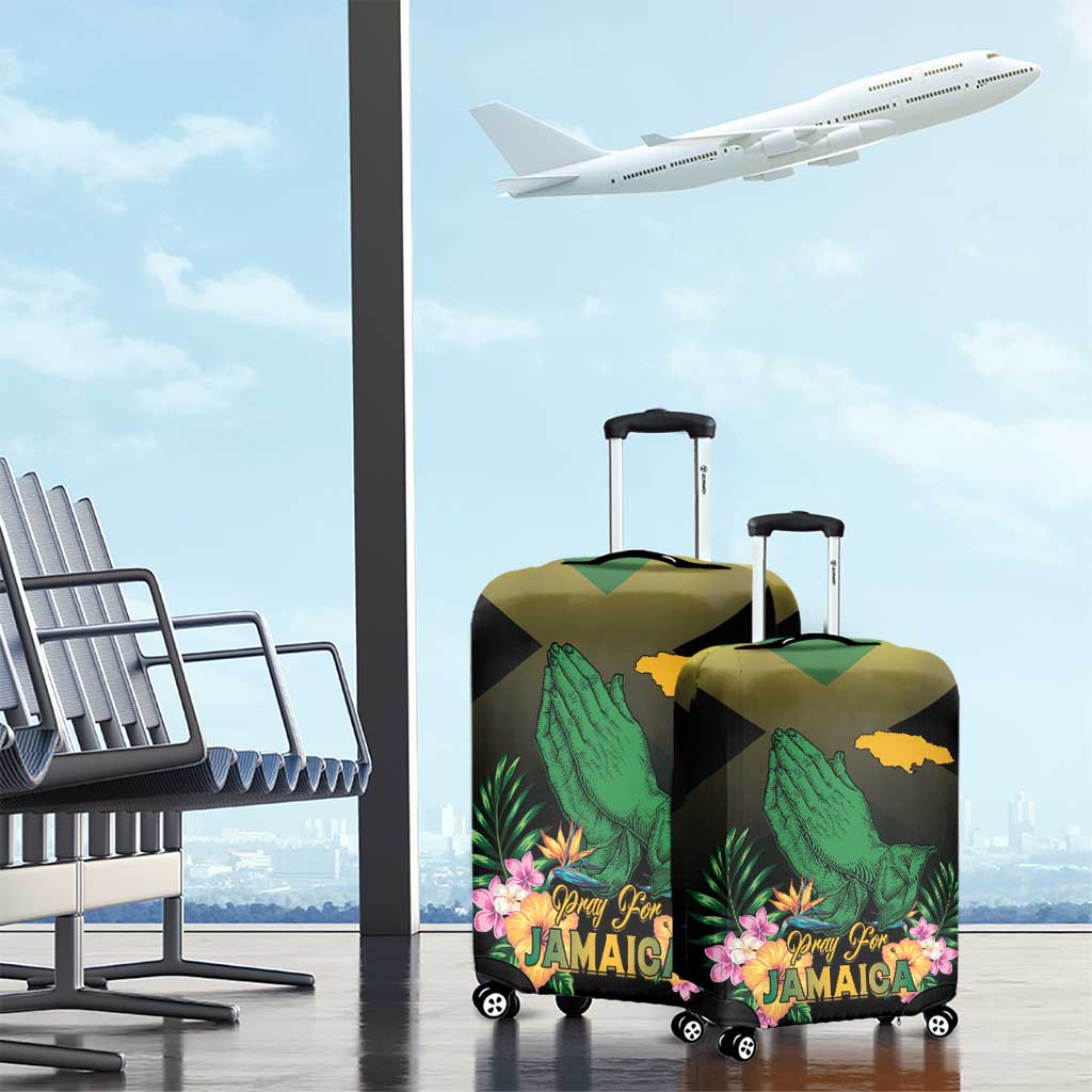 Jamaica Luggage Cover Stay Strong - Stay Safe - African Pride