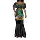 Personalized Jamaica Mermaid Dress Stay Strong - Stay Safe - African Pride