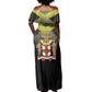 Personalized Jamaica Off Shoulder Maxi Dress Stay Strong - Stay Safe - African Pride