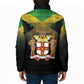 Personalized Pray For Jamaica Padded Jacket Jamaica Strong