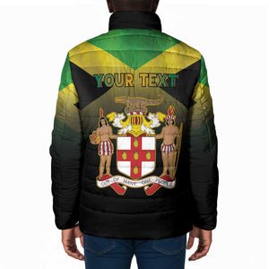 Personalized Pray For Jamaica Padded Jacket Jamaica Strong