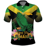 Personalized Jamaica Polo Shirt Stay Strong - Stay Safe - African Pride