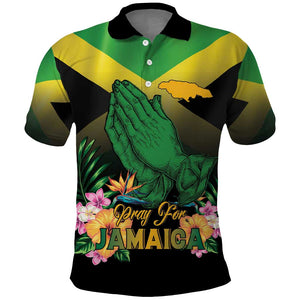 Personalized Jamaica Polo Shirt Stay Strong - Stay Safe - African Pride