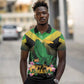 Personalized Jamaica Polo Shirt Stay Strong - Stay Safe - African Pride