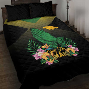 Jamaica Quilt Bed Set Stay Strong - Stay Safe - African Pride