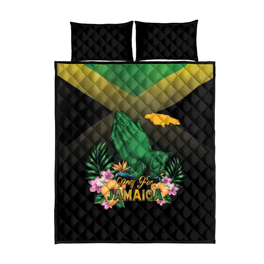 Jamaica Quilt Bed Set Stay Strong - Stay Safe - African Pride