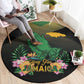 Jamaica Round Carpet Stay Strong - Stay Safe - African Pride