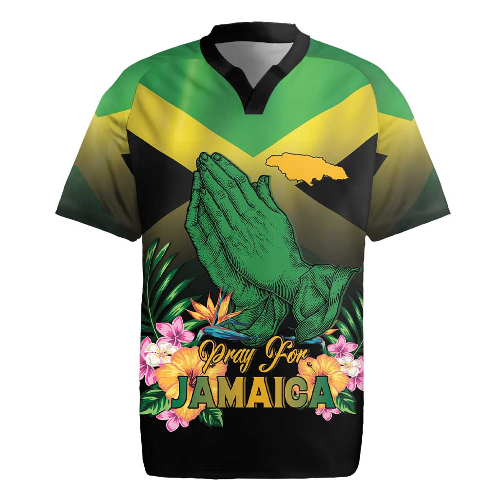 Personalized Jamaica Rugby Jersey Stay Strong - Stay Safe - African Pride