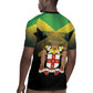 Personalized Jamaica Rugby Jersey Stay Strong - Stay Safe - African Pride