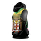 Personalized Jamaica Sleeveless Hoodie Stay Strong - Stay Safe - African Pride