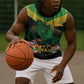 Personalized Jamaica Sleeveless Hoodie Stay Strong - Stay Safe - African Pride