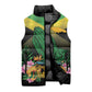 Personalized Pray For Jamaica Sleeveless Puffer Jacket Jamaica Strong
