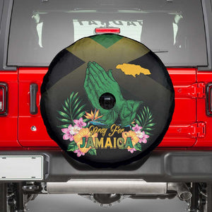 Jamaica Spare Tire Cover Stay Strong - Stay Safe - African Pride