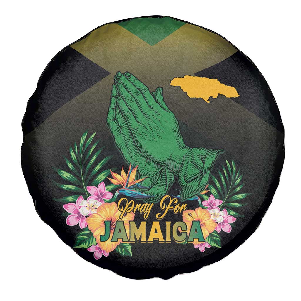 Jamaica Spare Tire Cover Stay Strong - Stay Safe - African Pride