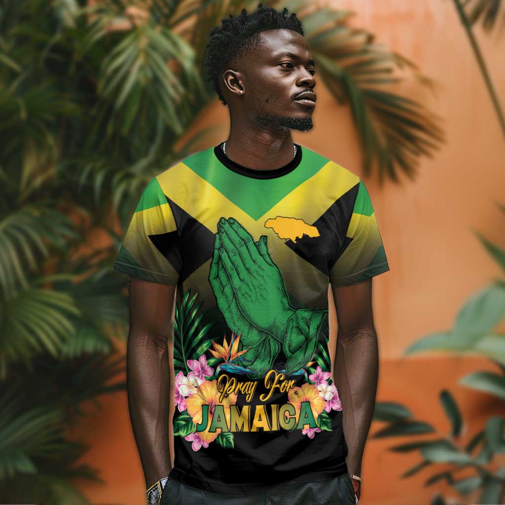 Personalized Jamaica T shirt Stay Strong - Stay Safe - African Pride