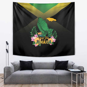 Jamaica Tapestry Stay Strong - Stay Safe - African Pride