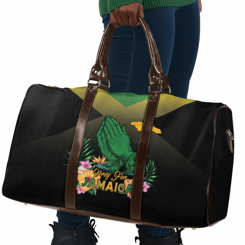 Pray For Jamaica Travel Bag Jamaica Strong