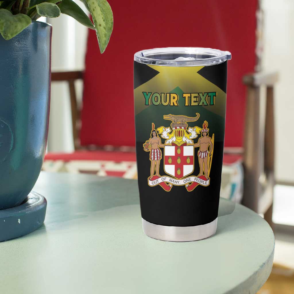 Personalized Jamaica Tumbler Cup Stay Strong - Stay Safe - African Pride