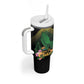 Personalized Jamaica Tumbler With Handle Stay Strong - Stay Safe - African Pride