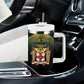 Personalized Jamaica Tumbler With Handle Stay Strong - Stay Safe - African Pride