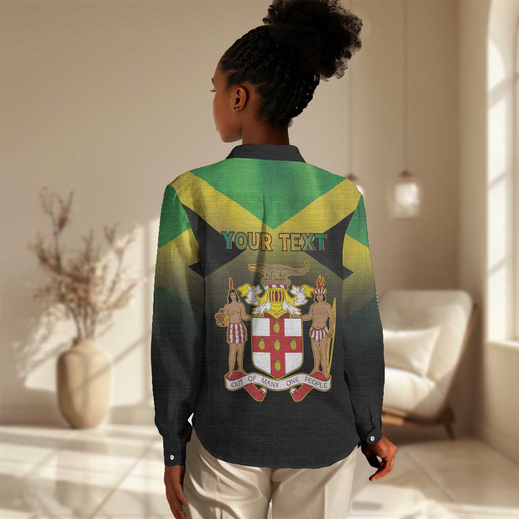Personalized Jamaica Women Casual Shirt Stay Strong - Stay Safe - African Pride
