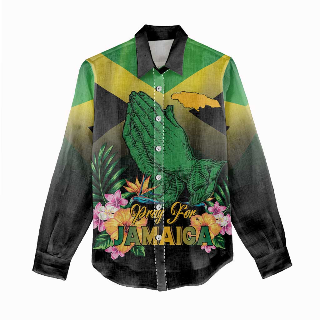 Personalized Jamaica Women Casual Shirt Stay Strong - Stay Safe - African Pride