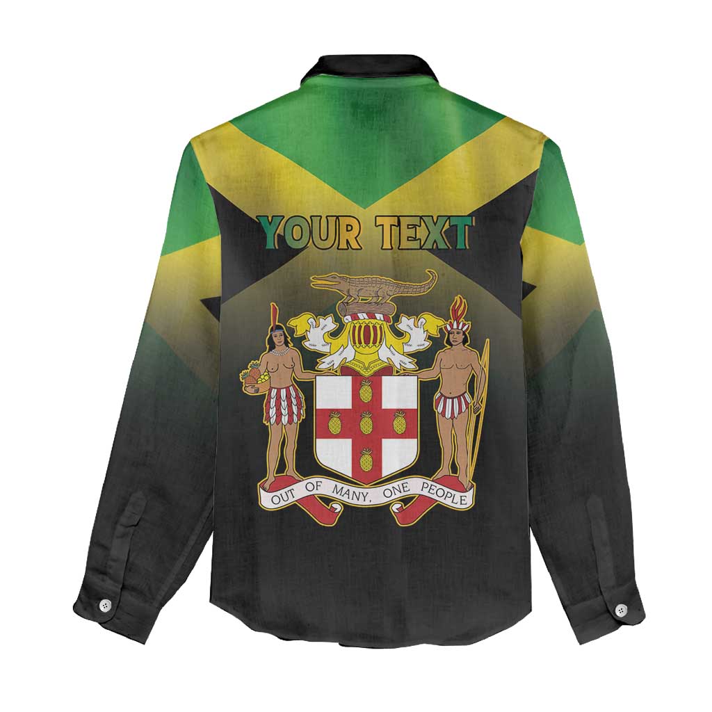 Personalized Jamaica Women Casual Shirt Stay Strong - Stay Safe - African Pride