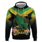 Personalized Jamaica Zip Hoodie Stay Strong - Stay Safe - African Pride