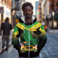 Personalized Jamaica Zip Hoodie Stay Strong - Stay Safe - African Pride