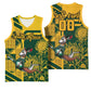 Custom South Africa Rugby Basketball Jersey Springboks With Protea Cynaroides - African Pride